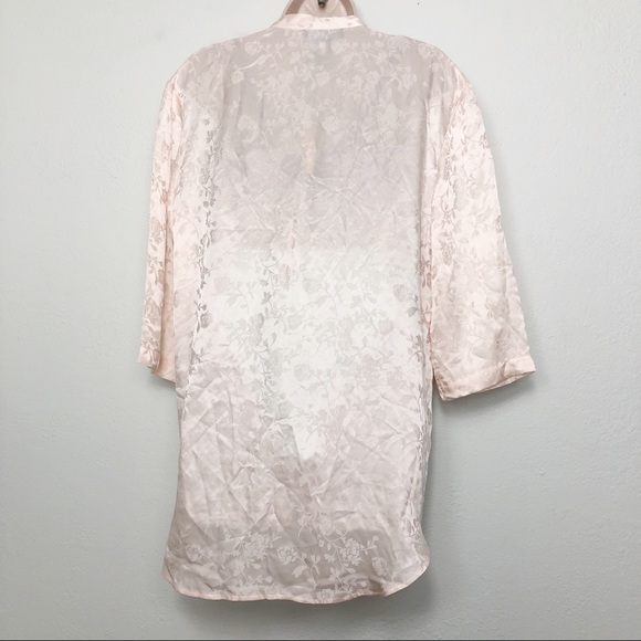 Floral Pink Button Down Shirt Dress - Picture 4 of 4